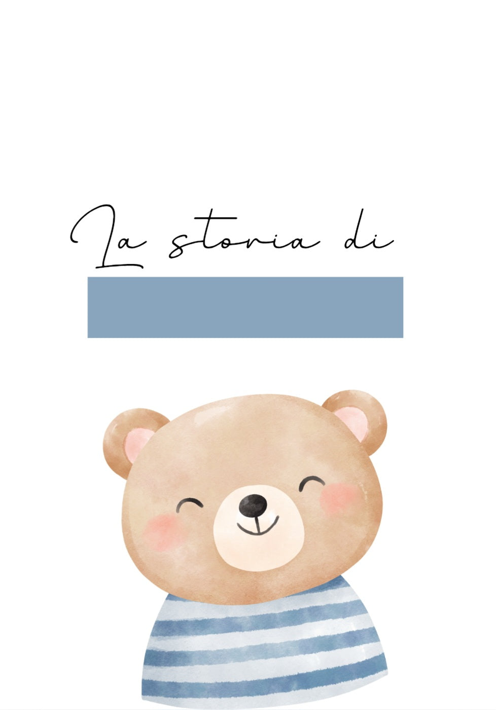 Libro nascita orsetto🐻